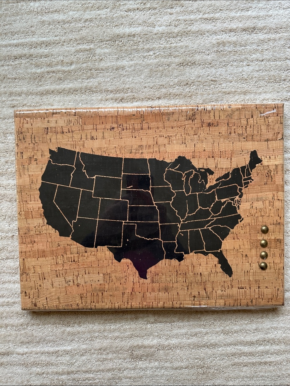 Target Cork Memo Board with 4 Push Pins United States 14.5x11 inch